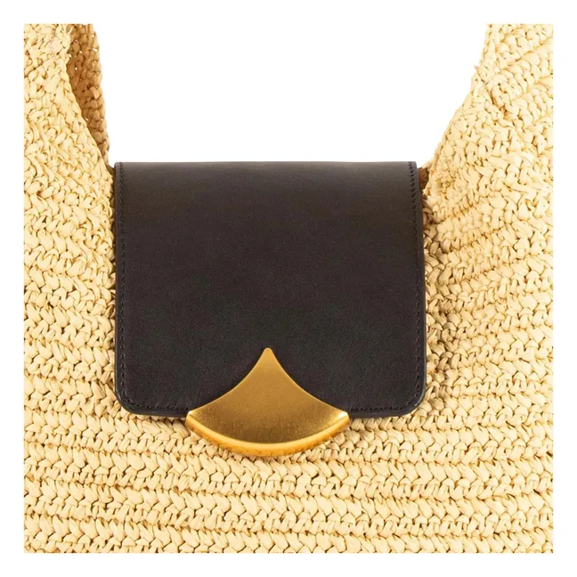 Grande Maeluz Raphia bag | Sand