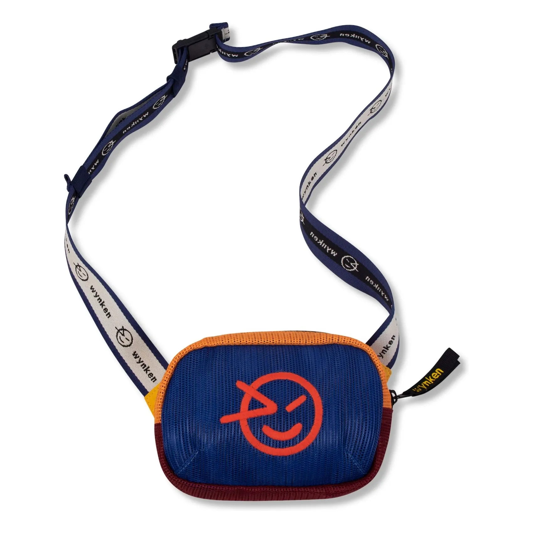 Wynken Blue Mesh Shoulder Bag