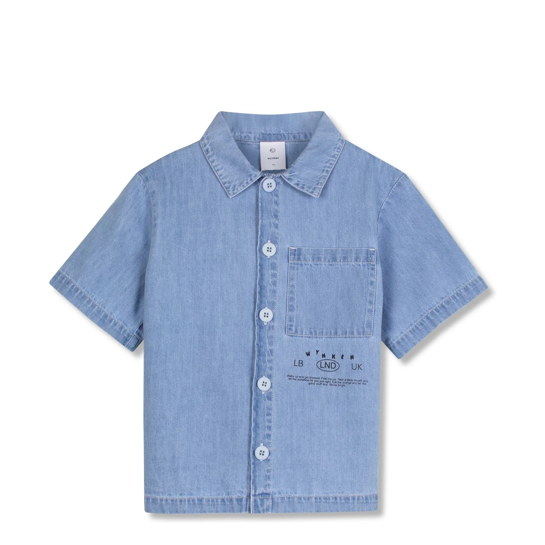 Wynken Blue Denim Shirt