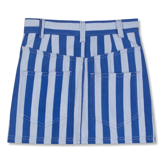 Striped skirt | Blue