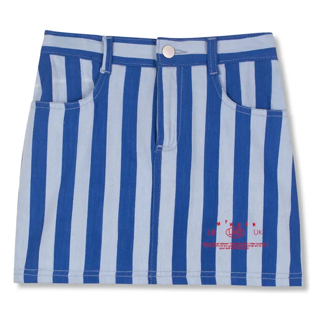 Striped skirt | Blue