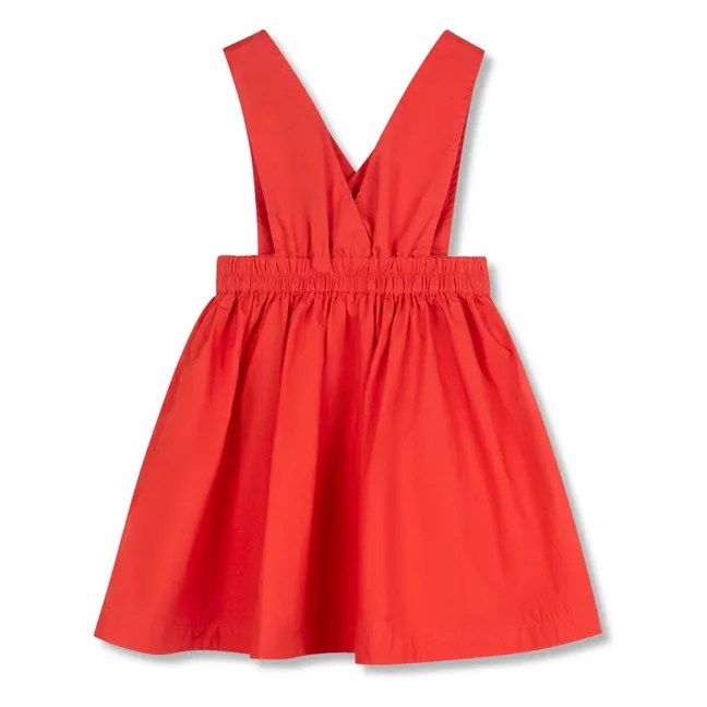Vestido delantal | Rojo