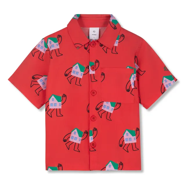 Chemise Maisons | Rouge
