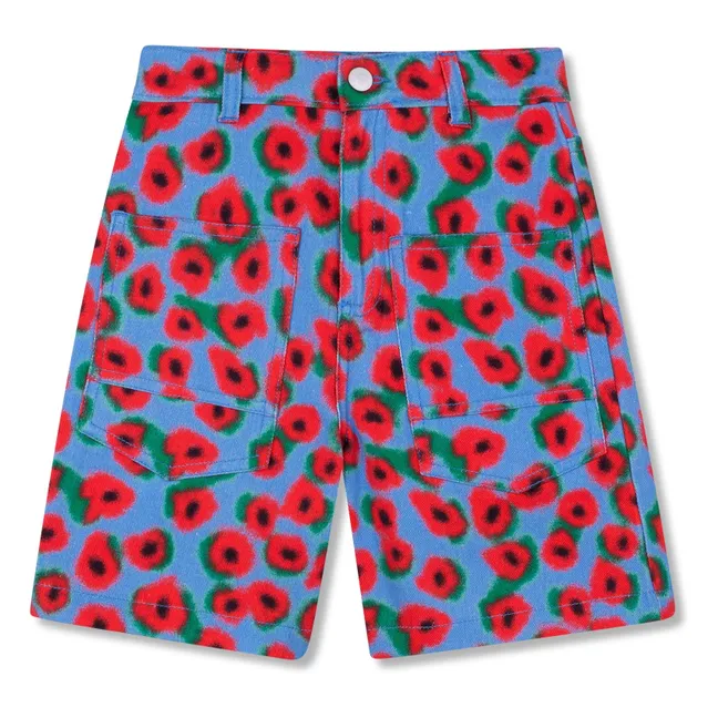Short Fleuri | Bleu