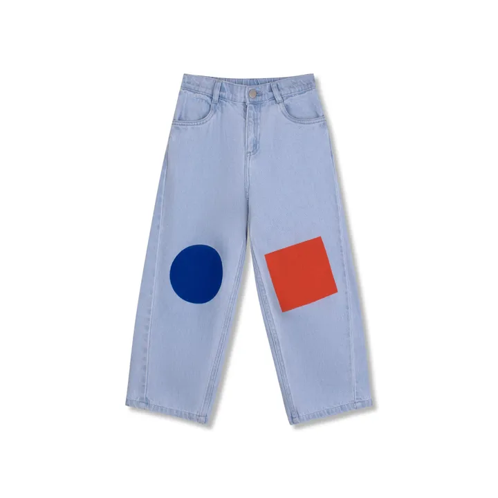 Jean Geométrique | Blue- Product image n°0