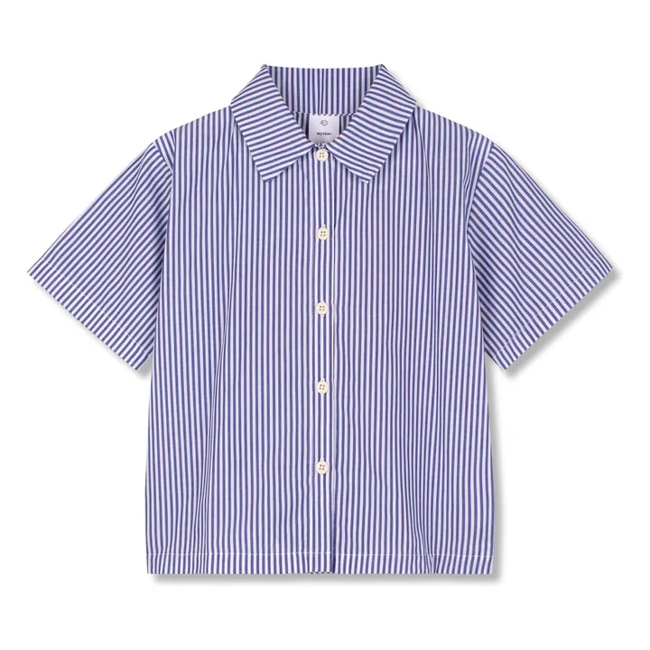 Camisa de rayas | Azul- Imagen del producto n°3