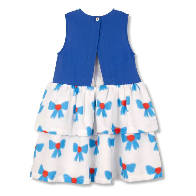 Vestido anudado de algodón orgánico | Crudo