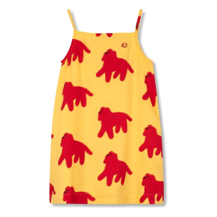 Vestido de algodón orgánico para perros | Amarillo- Imagen del producto n°2