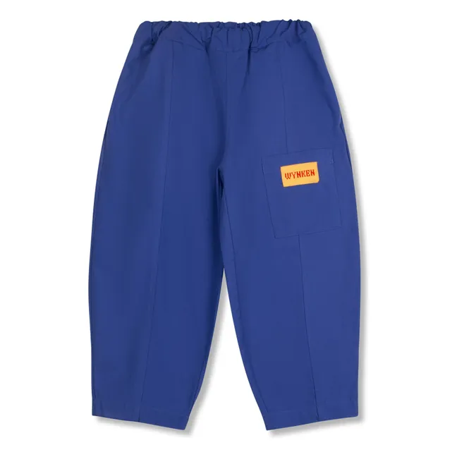 Pantalones cargo lisos | Azul oscuro