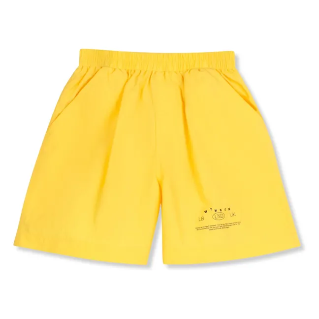 Pantalones cortos lisos | Amarillo