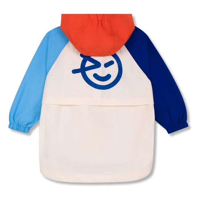 Colorblock windbreaker | Ecru