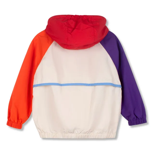 Colorblock jacket | Ecru