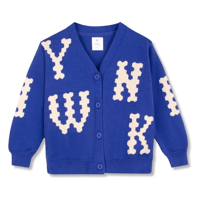 Wynken Organic Cotton Cardigan | Blue