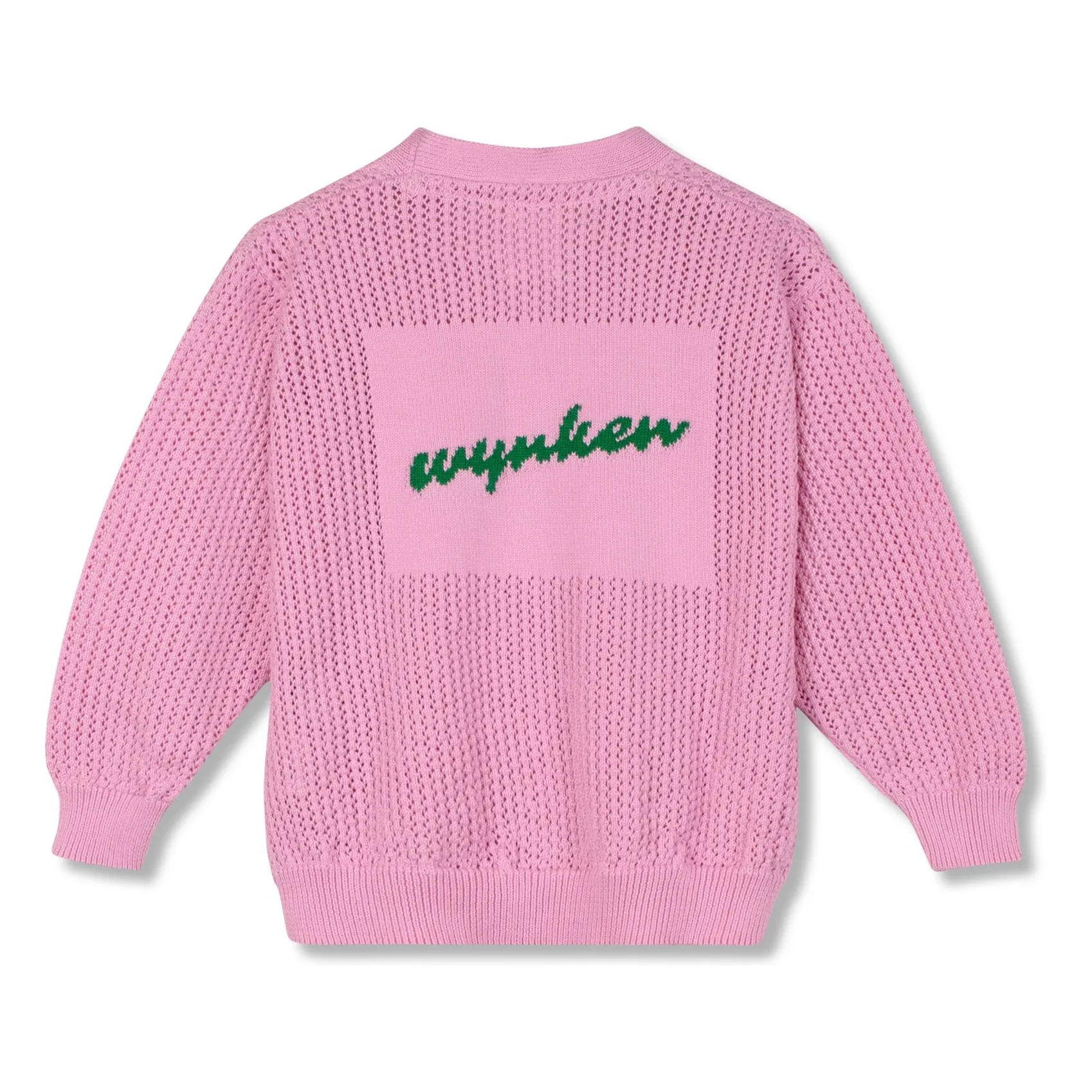 Wynken Pink Organic Cotton Cardigan