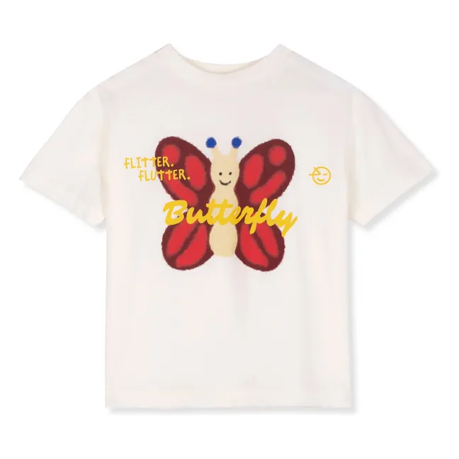 Camiseta Butterfly Algodón orgánico | Crudo