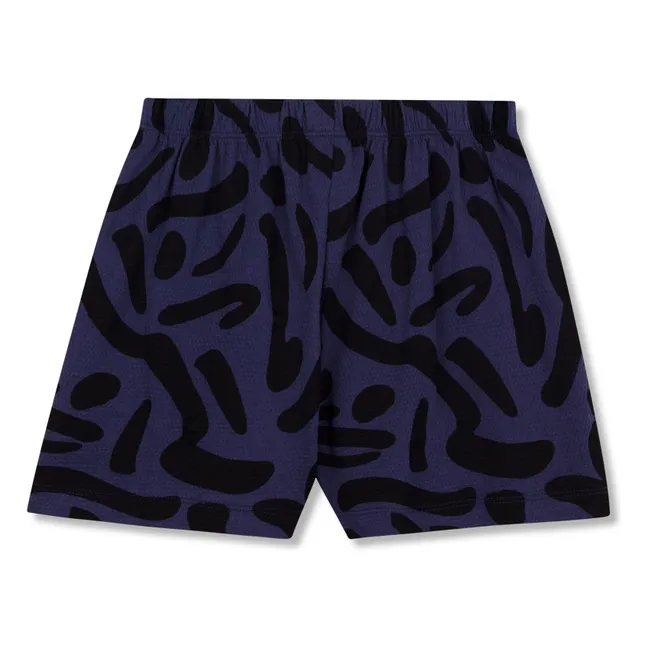 Pantalones cortos de algodón orgánico Wynken London | Azul Marino