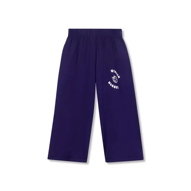 Pantalon Ample Coton Bio | Bleu marine