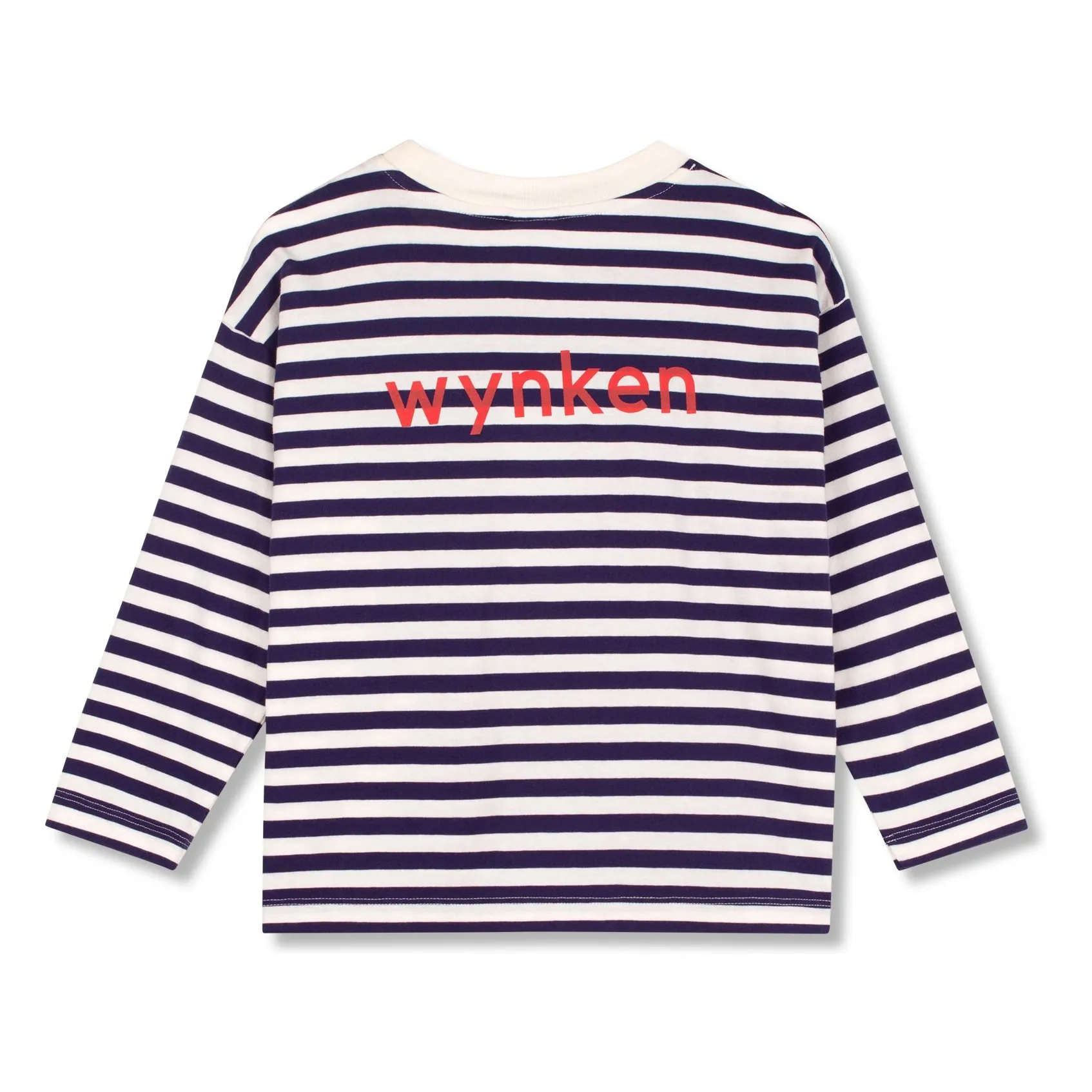 Wynken Navy Blue Striped Pocket T-Shirt Organic Cotton