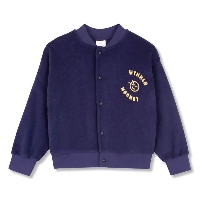 Organic Cotton Bomber | Navy blue