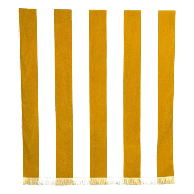 Porto beach towel  | Ochre