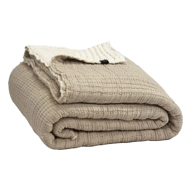 Tivoli cotton throw | Ivory