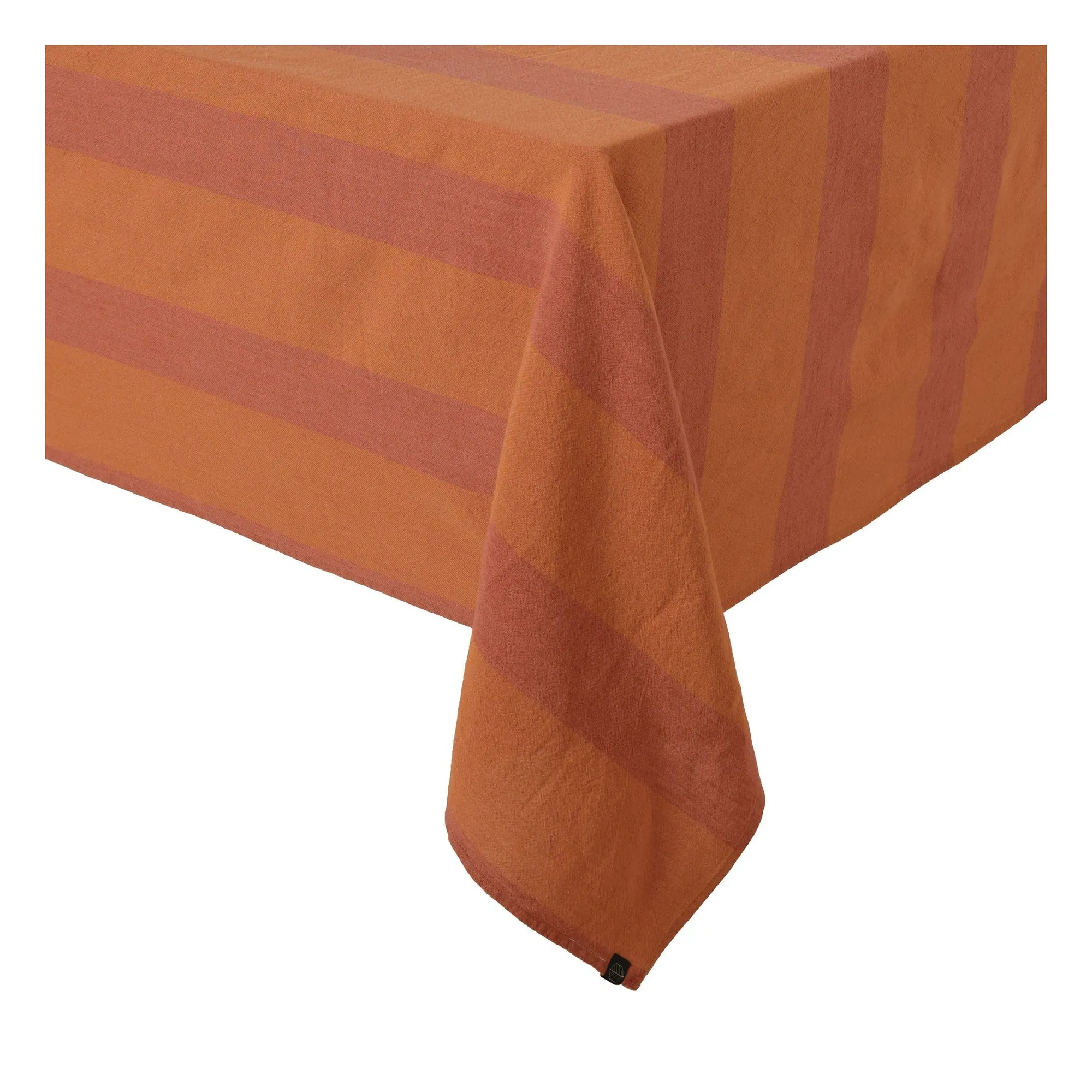 Haomy Terracotta Santa Cruz Linen Tablecloth