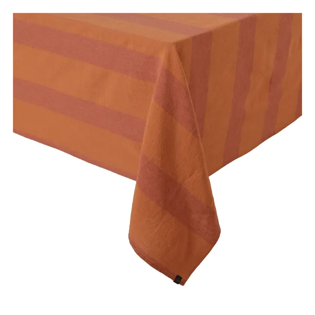 Santa Cruz linen tablecloth  | Terracotta