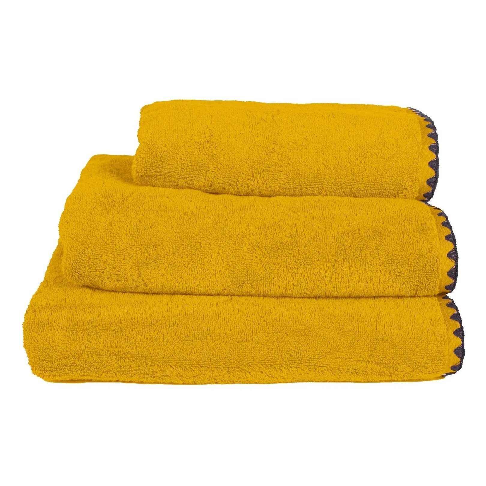 Haomy Ochre Issey Cotton Bath Towel