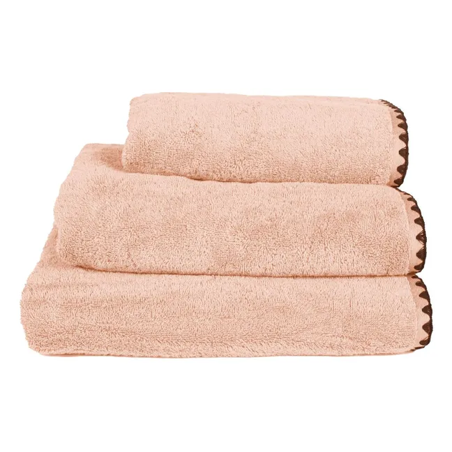 Issey cotton bath towel | Blush