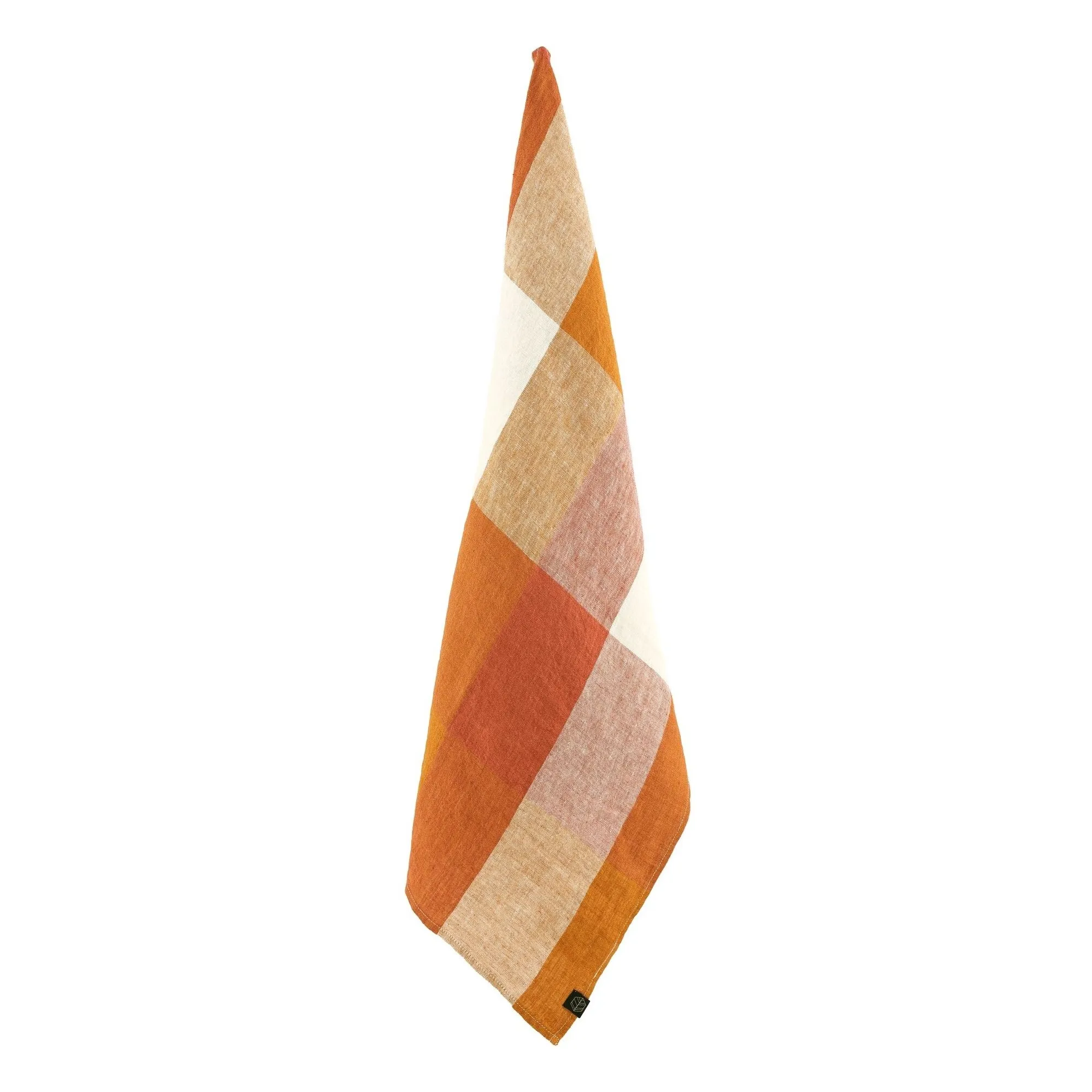 Haomy Terracotta Tenerife Linen Tea Towel