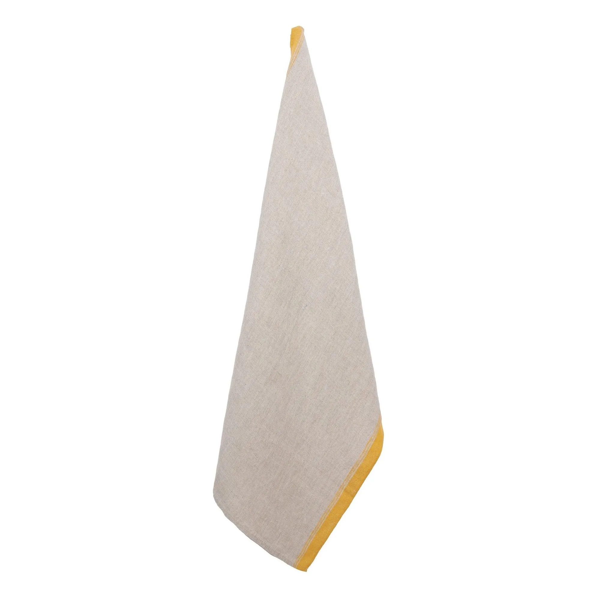 Haomy Ochre Havana Linen Tea Towel