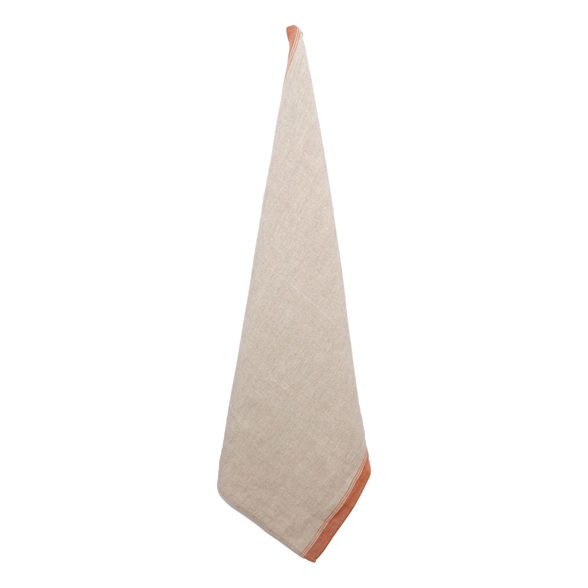 Haomy Terracotta Havana Linen Tea Towel