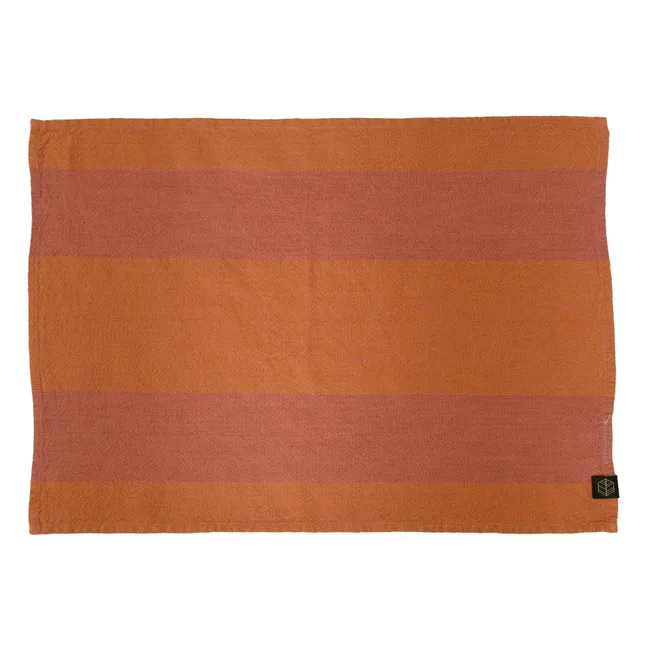 Santa Cruz linen napkin | Terracotta
