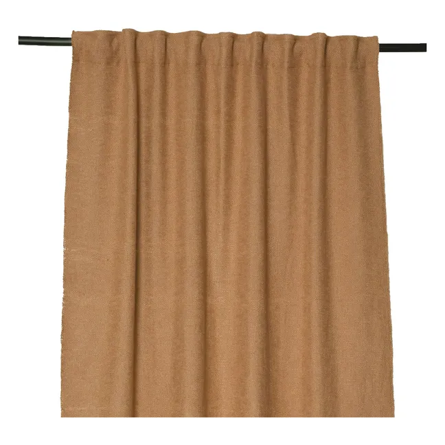 California linen curtain  | Tabacco