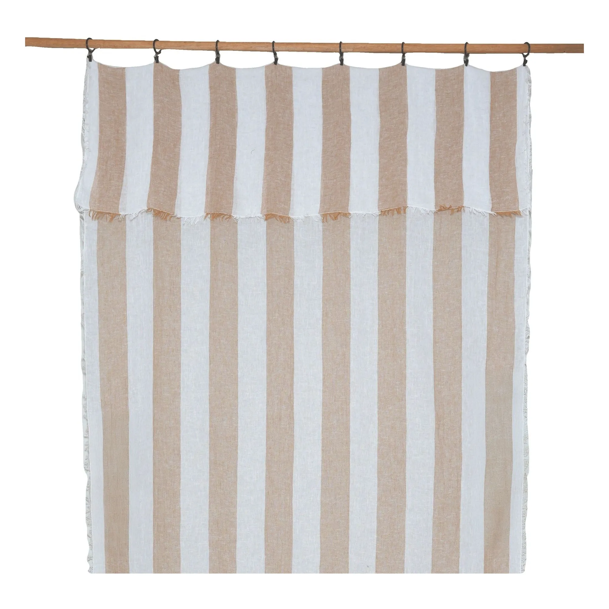Haomy Tabacco Turin Linen Curtain
