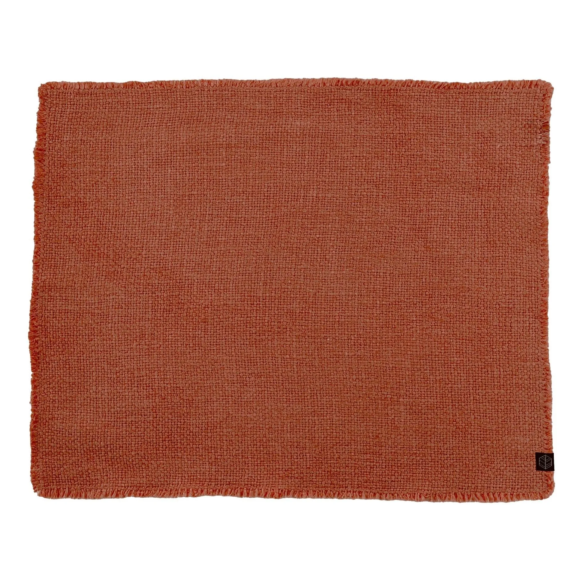 Haomy Brick Red California Linen Placemat