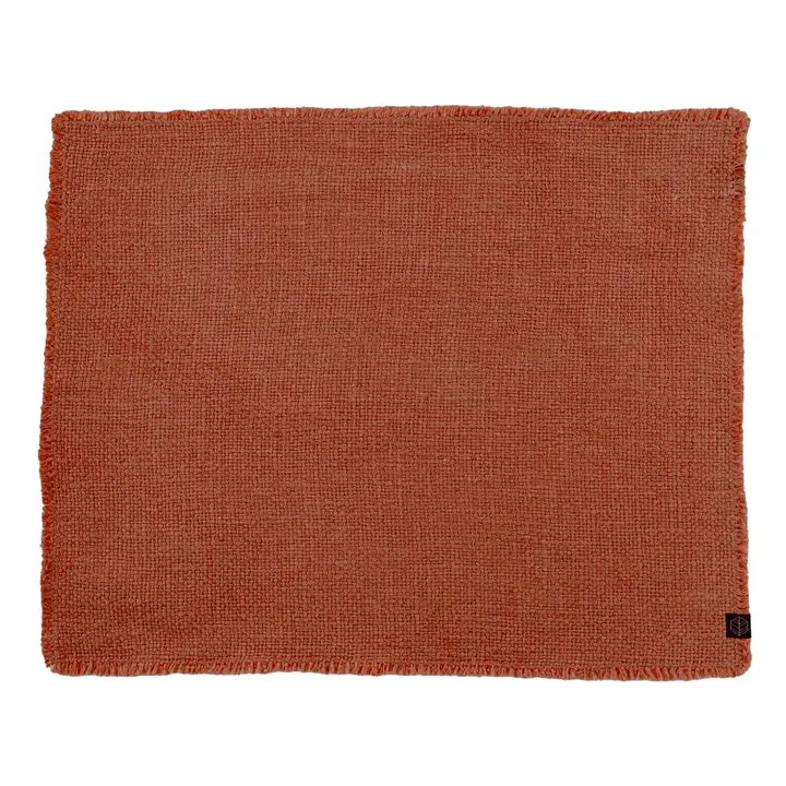 Mantel individual de lino California  | Ladrillo- Imagen del producto n°0