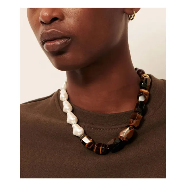 Vylie necklace | Brown