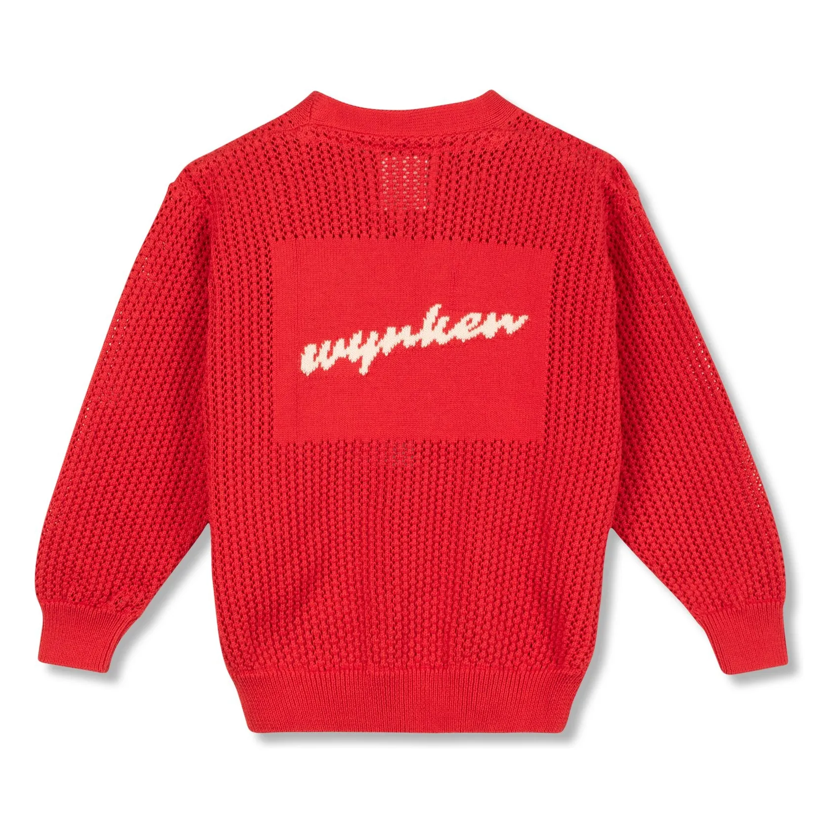 Wynken Red Organic Cotton Cardigan