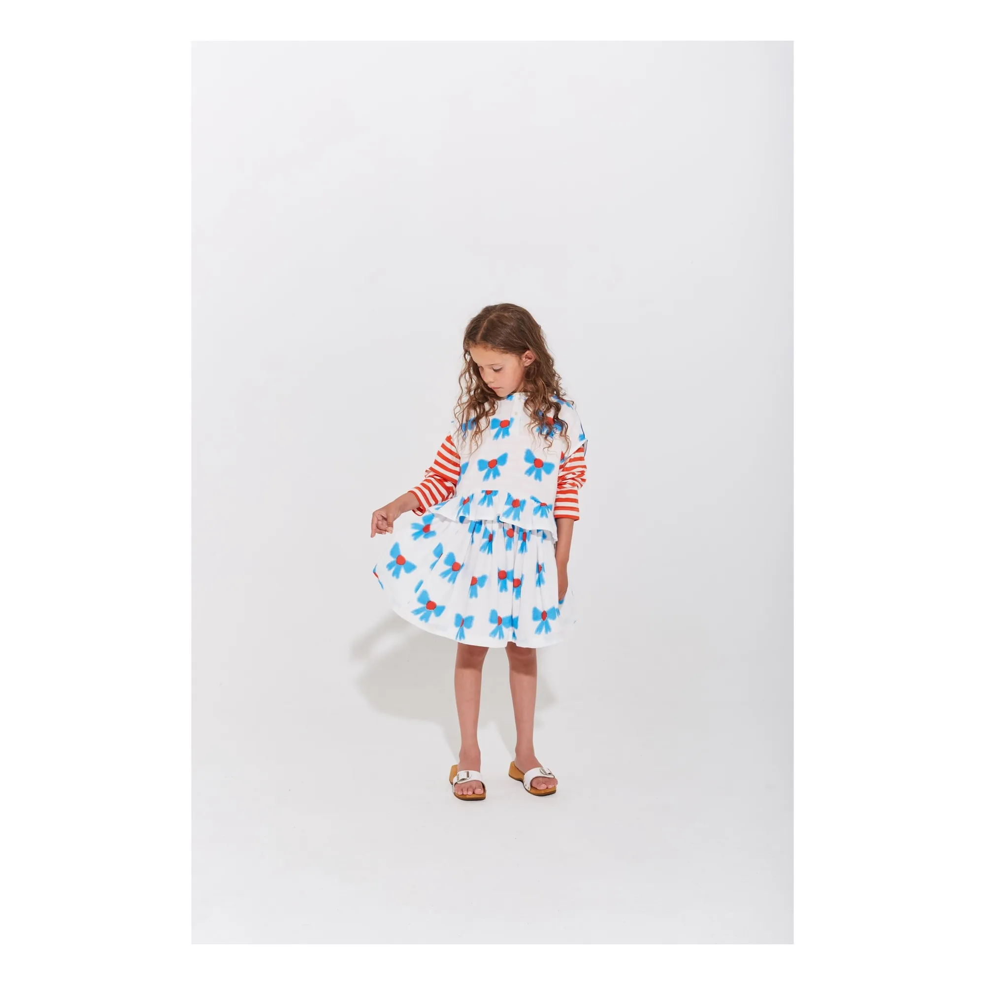 Top Nœuds Coton Bio | Ecru- Image produit n°1