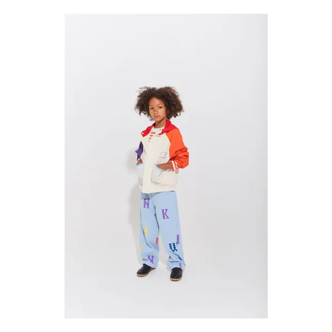 Veste Colorblock | Ecru