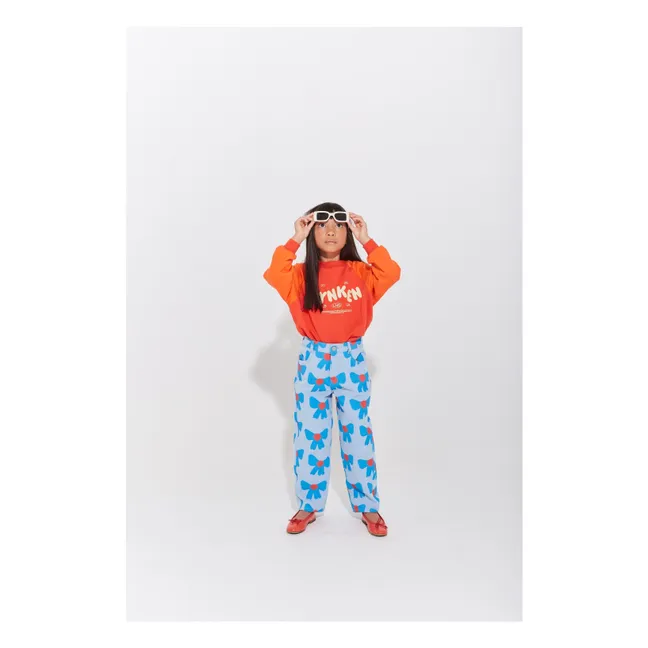 Wynken organic cotton sweatshirt | Orange