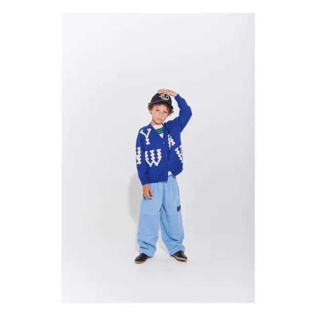 Wynken Organic Cotton Cardigan | Blue