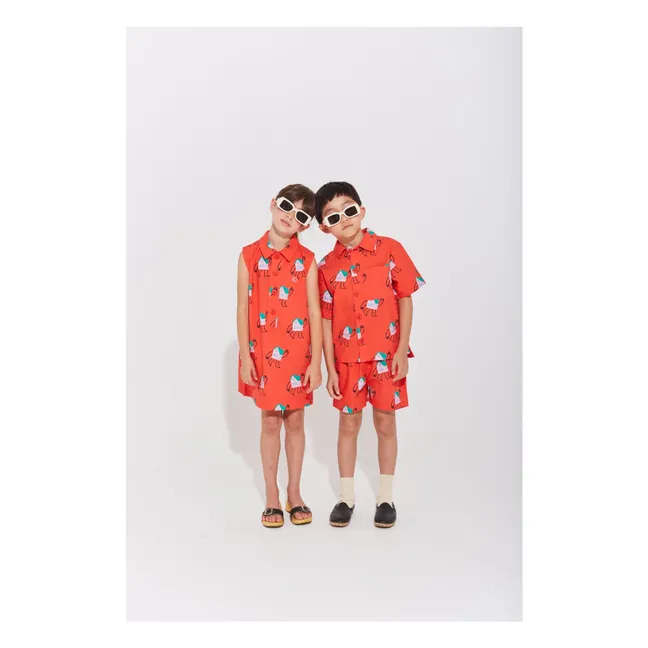 Chemise Maisons | Rouge