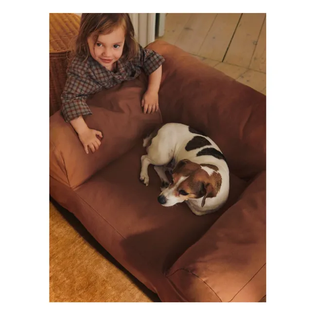 Billow pouffe | Ochre