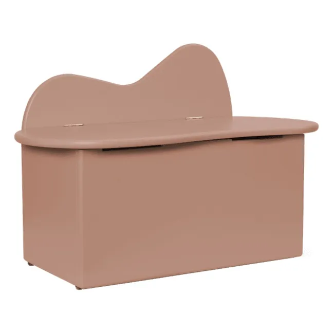 Coffre de rangement Slope | Rose