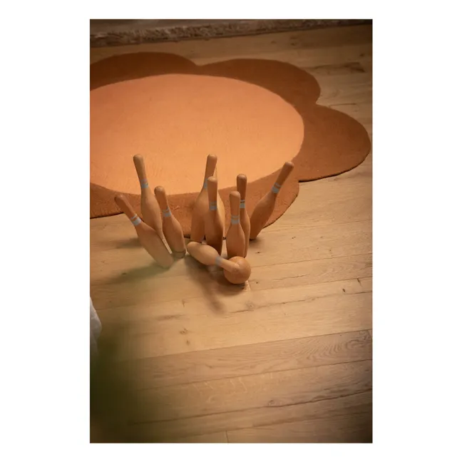 Tapis Daisy en feutre | Blush