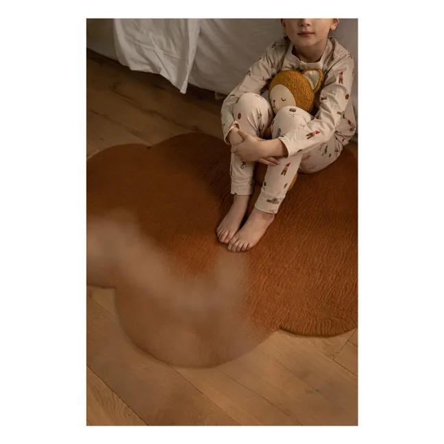 Alfombra Nube de fieltro | Caramelo
