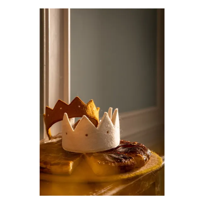 Corona de fieltro Rani | Crudo