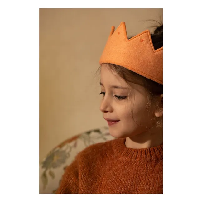 Couronne Rani en feutre | Blush